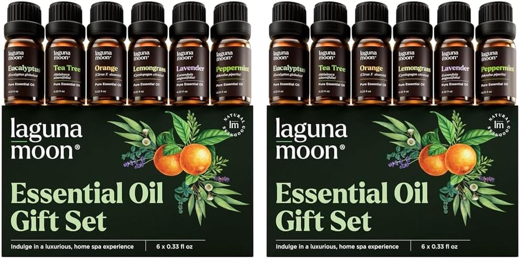 Essential Oils Set: Top 6 Aromatherapy Blends for Diffusers & Home Scents (10ml)