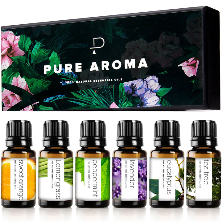 Essential Oils Gift Set - Top 6 Aromatherapy Blends (10ml)