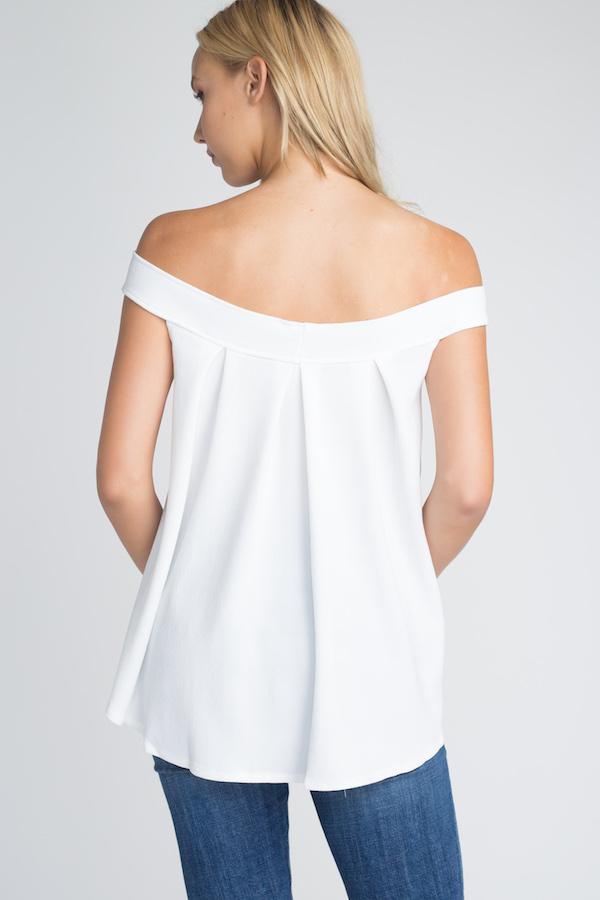 Women's Off Shoulder Flow Top.