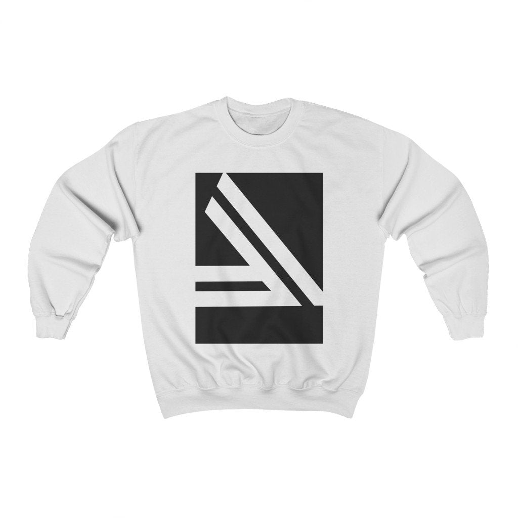 Slanted Logo Crewneck Sweatshirt.