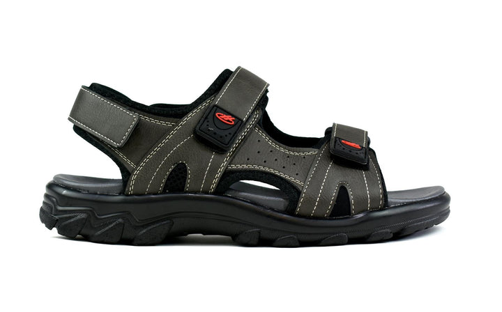 Men's Strappy Summer Sandals Grey.