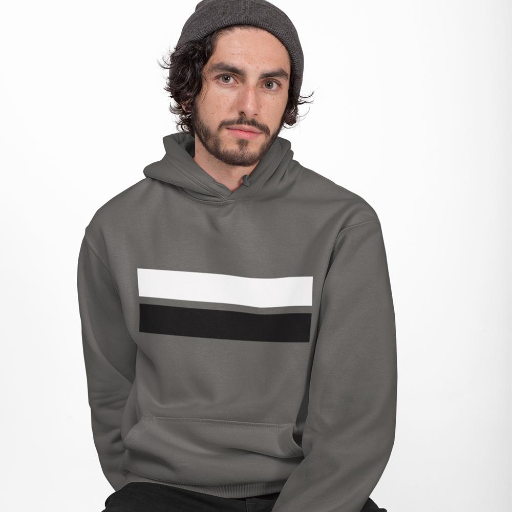 Men's Double Strip Hoodie.