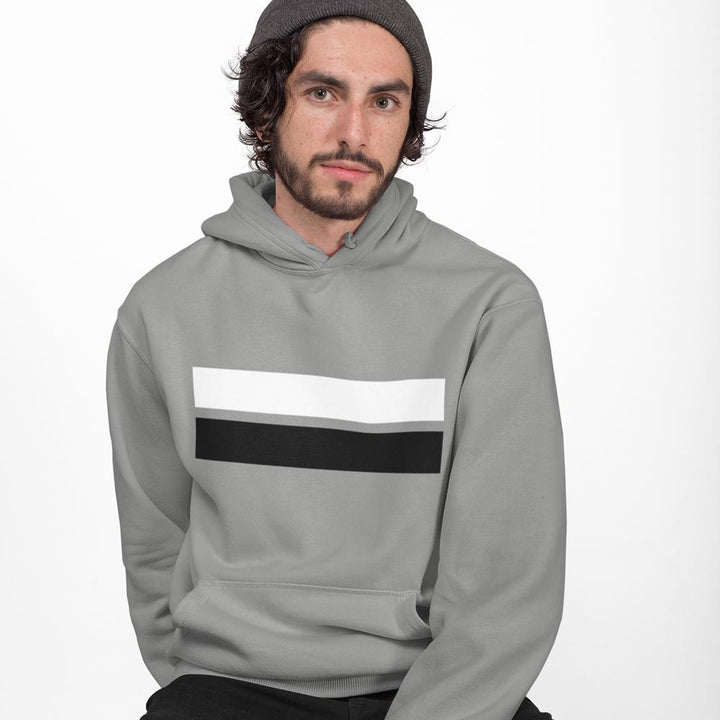 Men's Double Strip Hoodie.