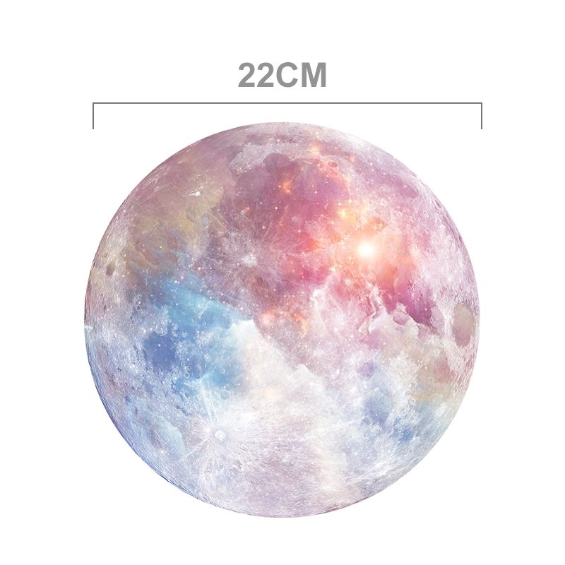 Galaxy Moon Mouse Pad Dimension.