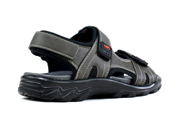 Men's Strappy Summer Sandals Grey.